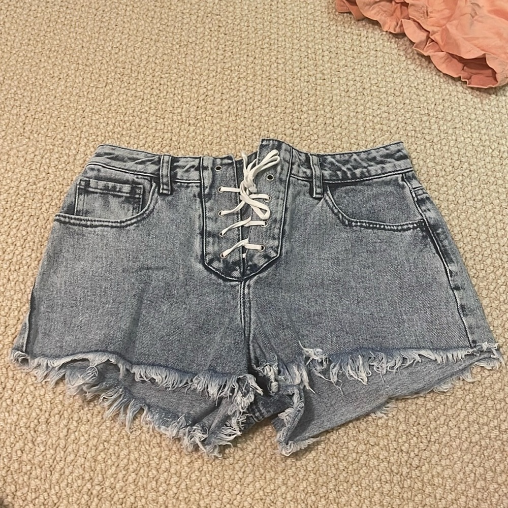 pacsun high rise festival shorts